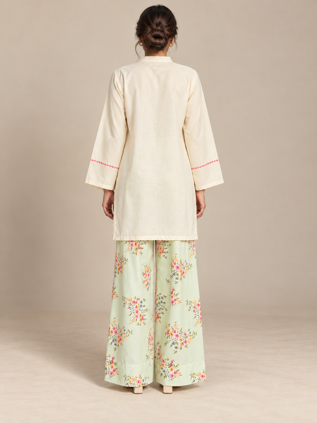 Ivory Vine Embroidered Co-ord Set