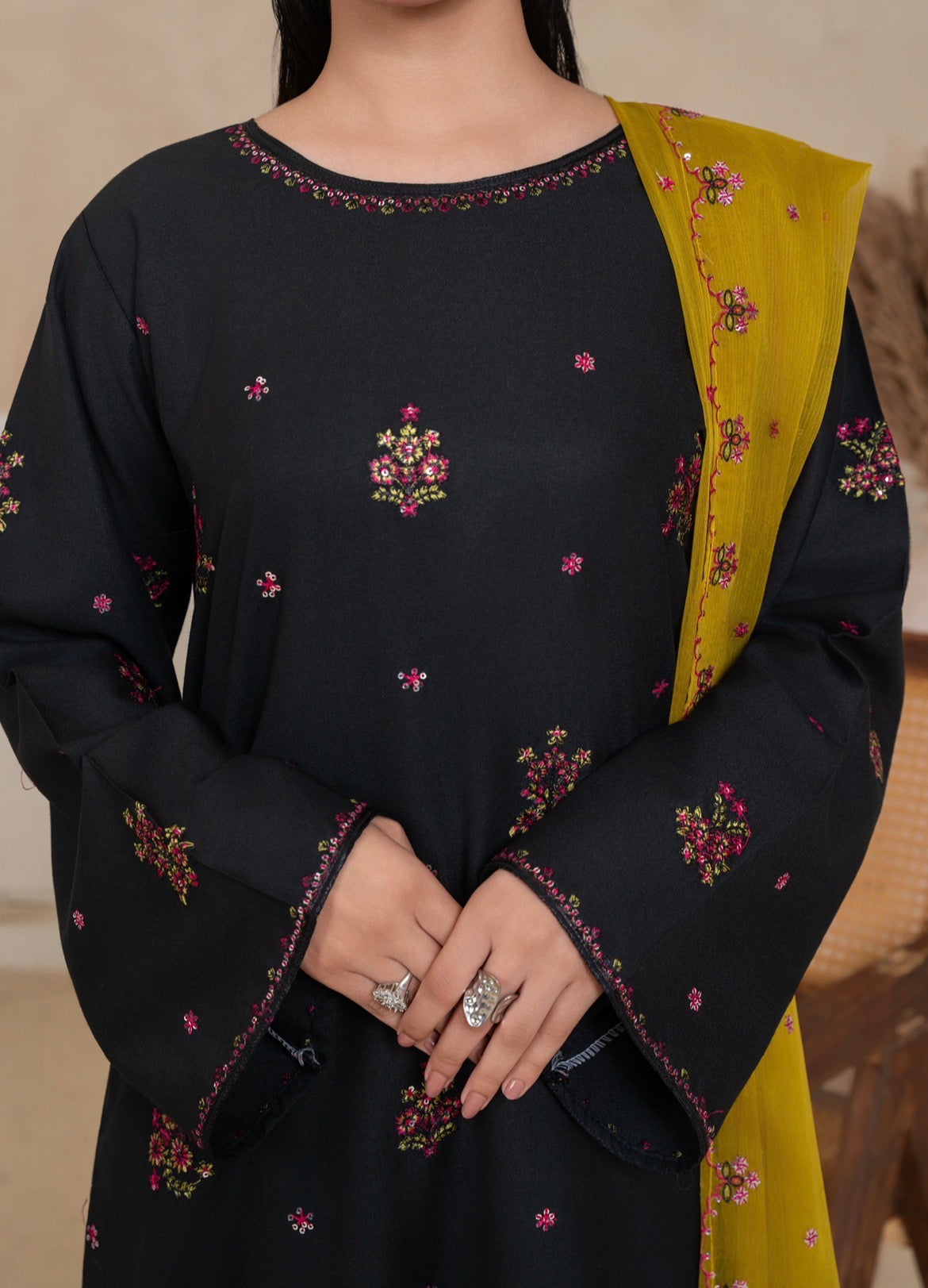 Allyure Embroidered 3PC