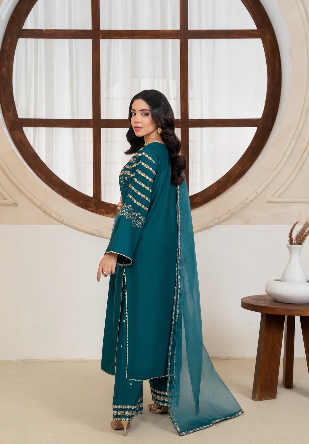 Luxe Embroidered 3PC