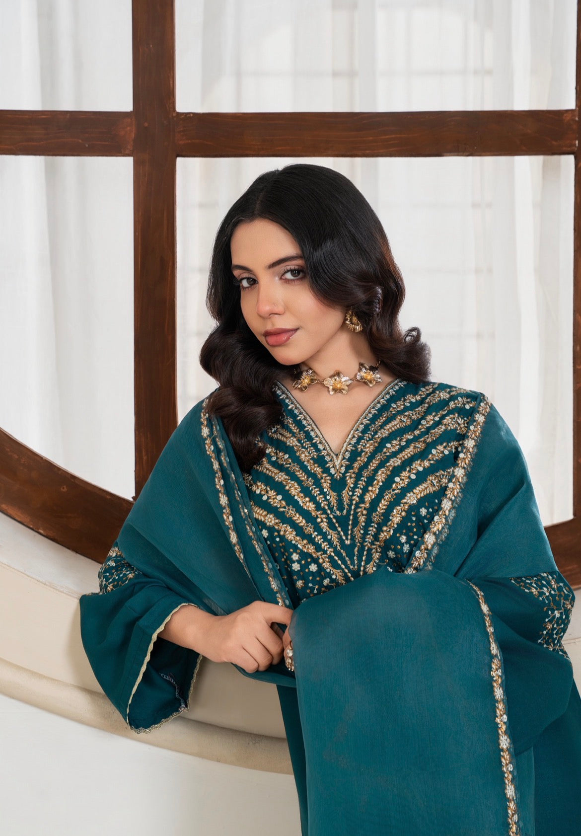 Luxe Embroidered 3PC