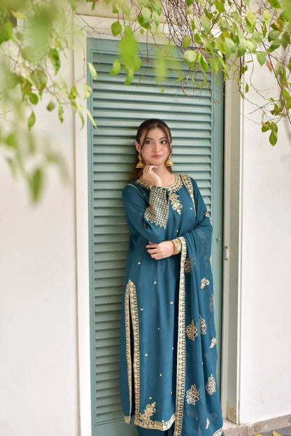 Yasmeen Embroidered 3Pc