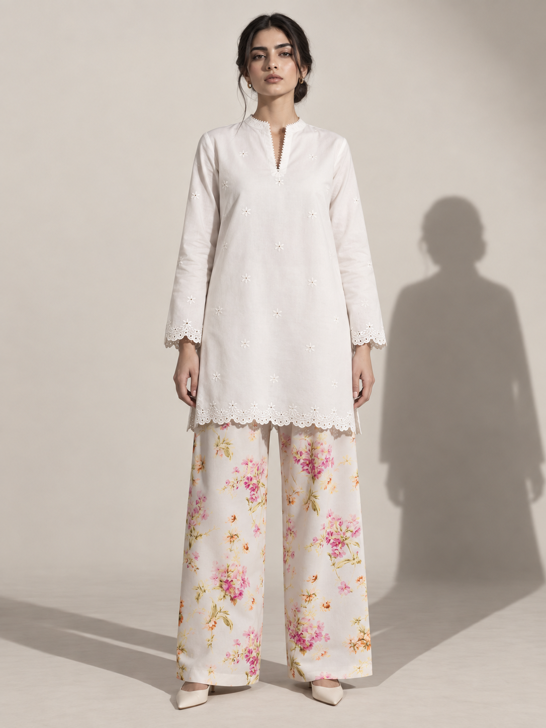 Ivory Bloom Co-ord Set