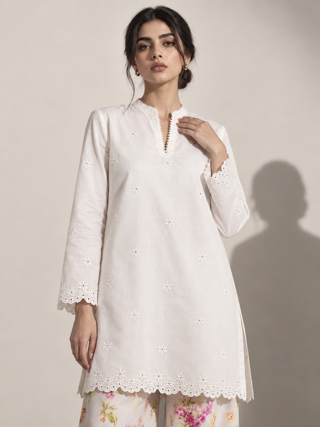 Ivory Bloom Co-ord Set