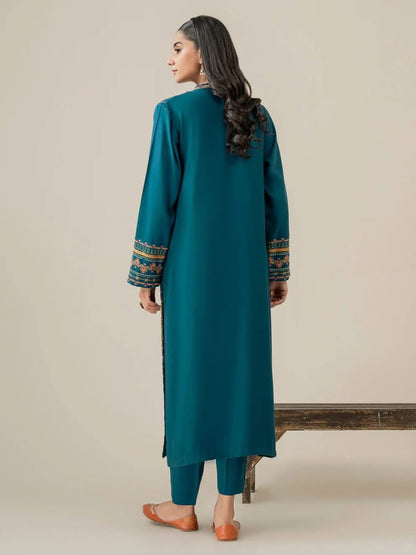 TEAL EMBROIDERED 2Pc