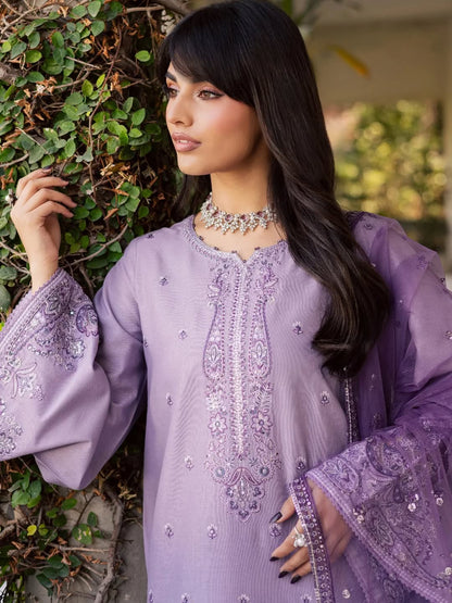 Lavender Embroidered 3pc