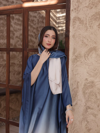 Ocean Double-Tone Kaftan Set
