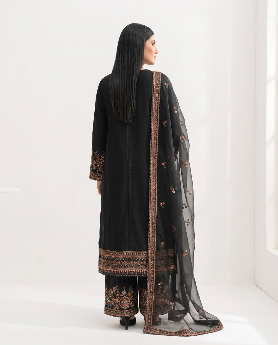 Hareem Embroidered 3PC