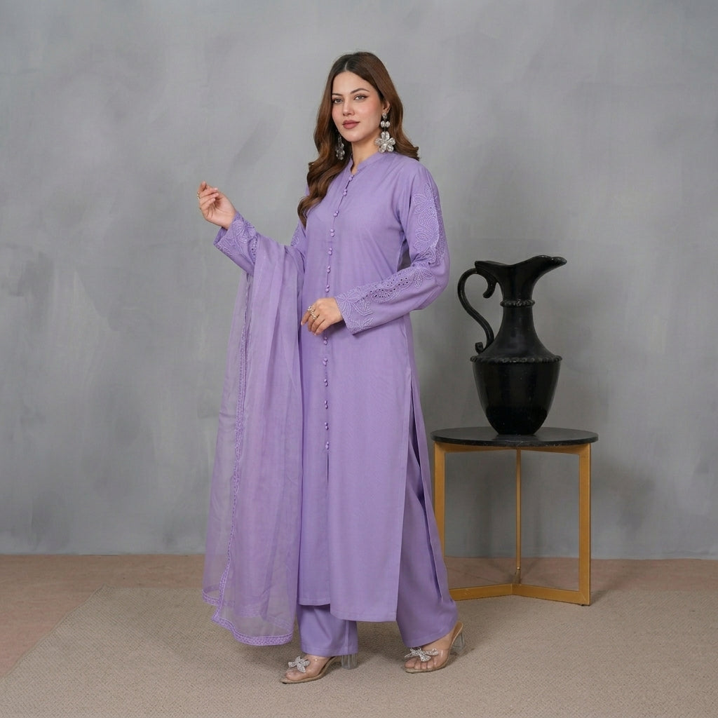 Sofia Embroidered 2PC